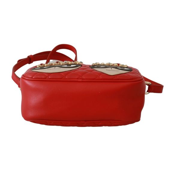 Dolce & Gabbana Red King Shoulder Cross Body Leather Quilted GLAM Bag - Picture 5 of 5